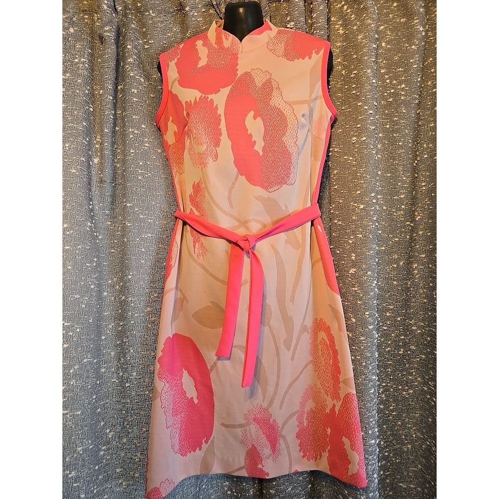 Vintage 60s Dress Kay Windsor Belted **New Old Stock**  No Size Tag - See Pics